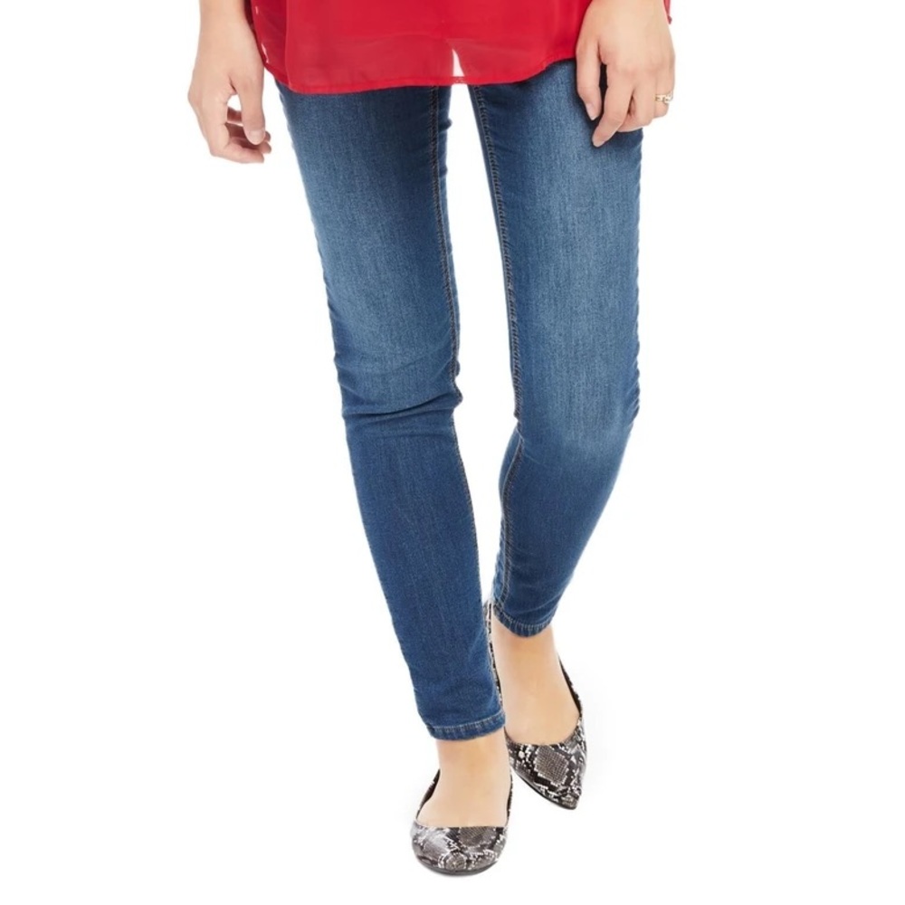 INDIGO BLUE Full Panel Skinny Maternity Jeans  NWT